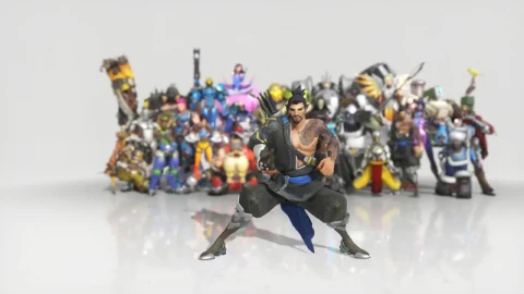 Overwatch Hanzo Dance Emote Animated Wallpaper 1080p FULLHD - Free Live Wallpaper