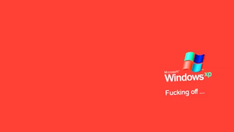 Windows XP F4cking Off Live Wallpaper - Free Live Wallpaper