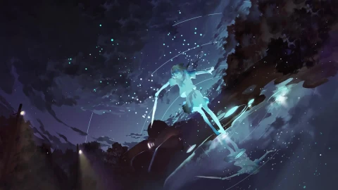 Anime Girl On Water Live Wallpaper - Free Live Wallpaper