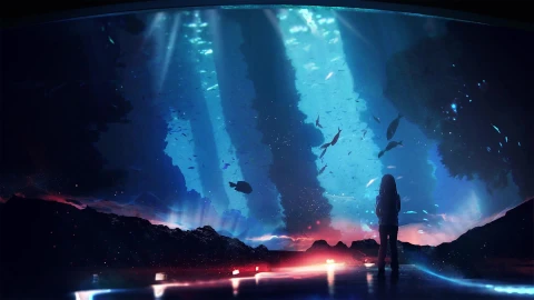 Aquatic Landscape Aquarium Live Wallpaper - Free Live Wallpaper