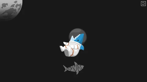 Astronaut Shark Live Wallpaper - Free Live Wallpaper