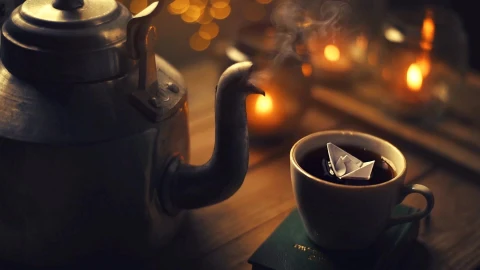 Paper Boat in Tea Cup Live Wallpaper HD - Free Live Wallpaper