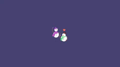 Winter Snowman Love Live Wallpaper - Free Live Wallpaper