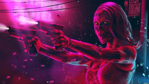 Cyberpunk Assassin Girl Live Wallpaper - Free Live Wallpaper