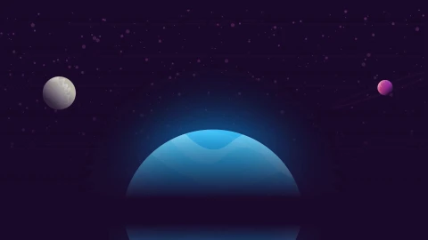 Space Planets and Particles Live Wallpaper - Free Live Wallpaper