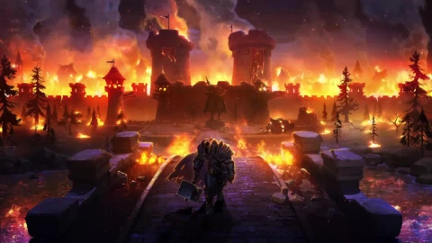 Warcraft 3Arthass Purging Reforged Stratholme Live Wallpaper - Free Live Wallpaper