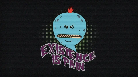 Mr. Meeseeks Existence is Pain Live Wallpaper - Free Live Wallpaper