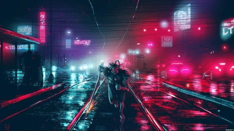 Cyberpunk Synth Live Wallpaper - Free Live Wallpaper