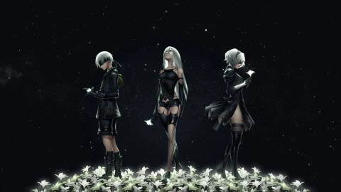 Nier Automata Trio Live Wallpaper - Free Live Wallpaper