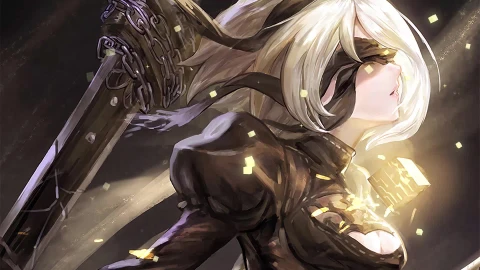 Nier Automata Gold Live Wallpaper - Free Live Wallpaper