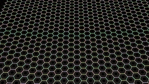 Hexagon RGB Palette Live Wallpaper - Free Live Wallpaper