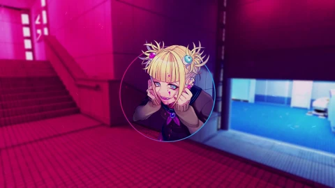 Anime Himiko Toga Particles Live Wallpaper - Free Live Wallpaper