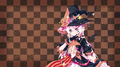Anime Halloween Witch Live Wallpaper - Free Live Wallpaper