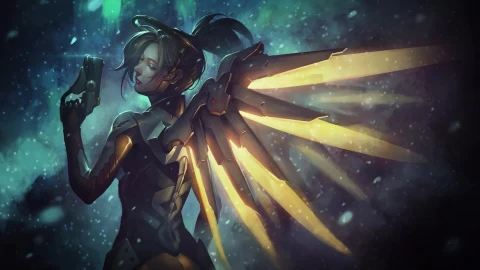 Mercy In The Snow Live Desktop Wallpaper - Free Live Wallpaper