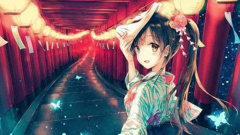 Summer Festival Girl Music Live Wallpaper - Free Live Wallpaper