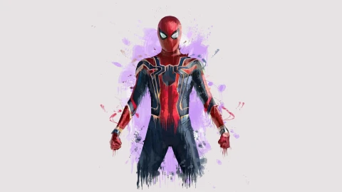 Avengers  Iron  Spider  Man  Artwork  4K  Live  Wallpaper - Free Live Wallpaper
