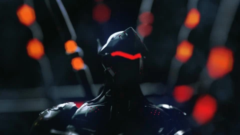 Genji  Overwatch  Neon  Lights  Live  Wallpaper - Free Live Wallpaper