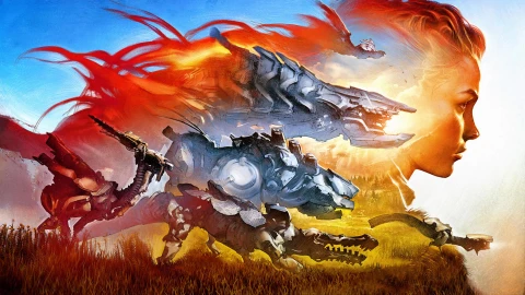 Horizon  Zero  Dawn  Cover  Art  Machines  Aloy  4K  Live  Wallpaper - Free Live Wallpaper