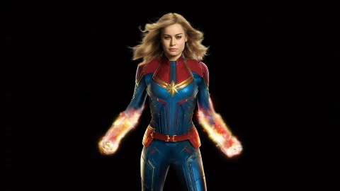 Captain  Marvel  Fire  Hands  Live  Wallpaper - Free Live Wallpaper