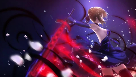 Fate  Saber  Alter  Live  Desktop  Wallpaper - Free Live Wallpaper