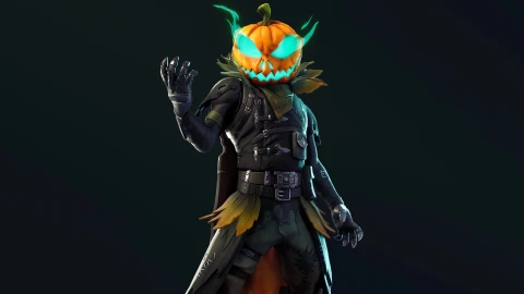 Fortnite  Helloween  Skin  Hollowhead  4K  Live  Wallpaper - Free Live Wallpaper
