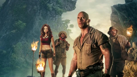 Jumanji  Welcom  To  The  Jungle  Karen  Gillan  Kevin  Hart  Live  Wallpaper - Free Live Wallpaper