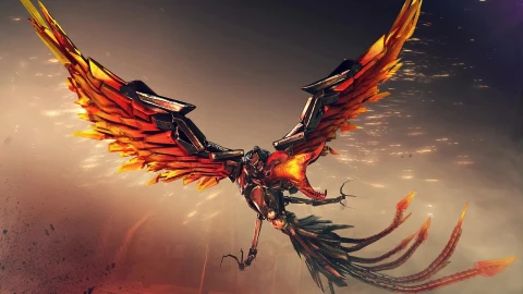 Mecha  Phoenix  Crossfire  Live  Wallpaper - Free Live Wallpaper