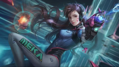 D.Va  Skyfall  Live  Wallpaper - Free Live Wallpaper
