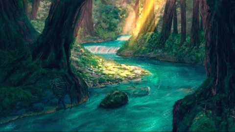 Fantasy  Forest  Rivet  Live  Wallpaper - Free Live Wallpaper