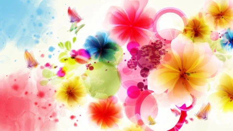 Flower  World  Abstract  Live  Wallpaper - Free Live Wallpaper