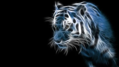 3D  Abstract  Tiger  Live  Wallpaper - Free Live Wallpaper