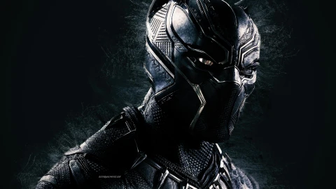 Black  Panther  4K  Creative  Art  Superhero  Splashes  Live  Wallpaper - Free Live Wallpaper