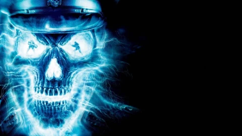 Electric  Skull  Halloween  Live  Wallpaper - Free Live Wallpaper