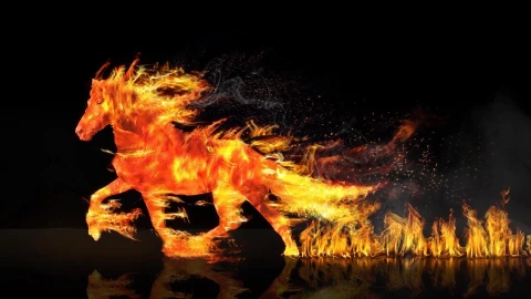 Fire  Horse  Fantasy  Live  Wallpaper - Free Live Wallpaper