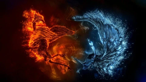 Ice  And  Flame  Live  Wallpaper - Free Live Wallpaper