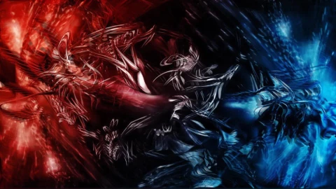 Red  Vs  Blue  Abstract  Live  Wallpaper - Free Live Wallpaper