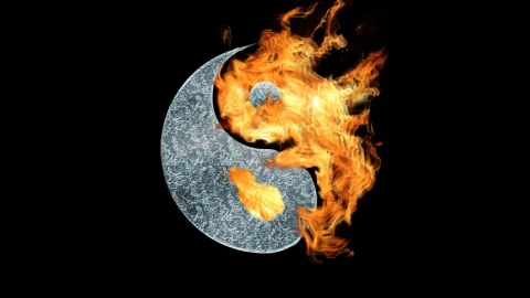 Yin  Yang  Flame  Abstract  Live  Wallpaper - Free Live Wallpaper