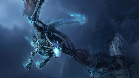 Blue  Dragon  Big  Wings  Got  Live  4K  Wallpaper - Free Live Wallpaper