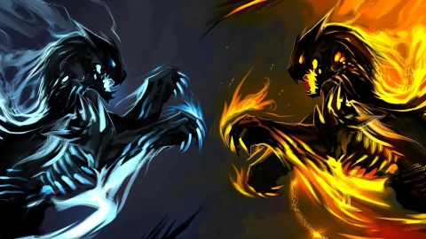 Fantasy  Creatures  Battle  Artwork  Live  Wallpaper - Free Live Wallpaper
