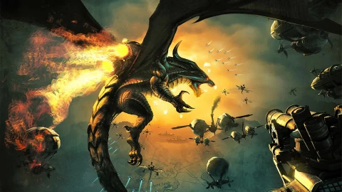 Steampunk  Fantasy  Dragon  Wings  Live  Wallpaper - Free Live Wallpaper