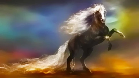 Beautiful Horse Artwork Live Wallpaper - Free Live Wallpaper