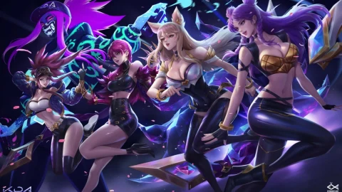 KDA Girls League Of Legends Live Wallpaper - Free Live Wallpaper