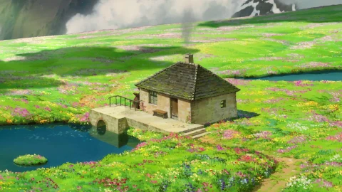 Howls Moving Castle Landscape Live Wallpaper - Free Live Wallpaper