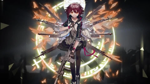 Anime Angels Exusiai Arknights Live Wallpapers - Free Live Wallpaper