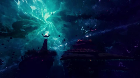 4K Valve Xen Black Mesa Deep Blue - Free Live Wallpaper