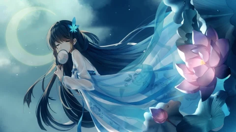 Anime Girl Witch Weapon Game - Free Live Wallpaper