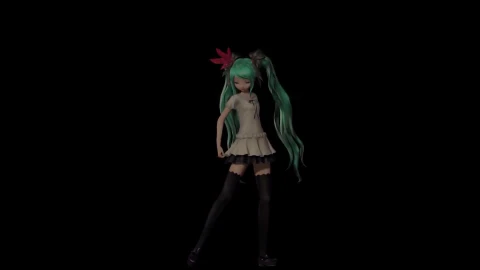 Anime Hatsune Miku Girl Hologram Live Wallpaper - Free Live Wallpaper