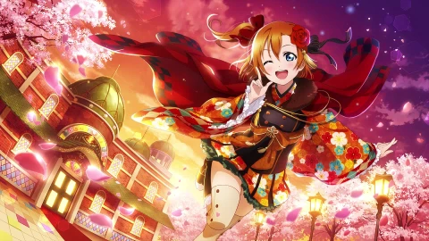Honoka Kosaka Anime Live Wallpaper - Free Live Wallpaper