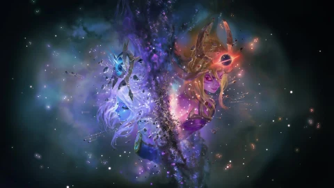 Legue of Legends Galaxies Lux Intro Live Wallpaper - Free Live Wallpaper