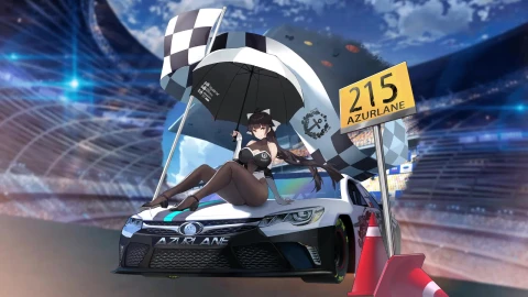 Anime Azure Lane Takao Animated Desktop - Free Live Wallpaper